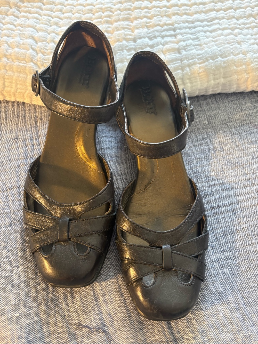 Women’s Black Leather Mary Jane Size 6.5